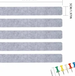 Bulletin Cork Board (Grey)
