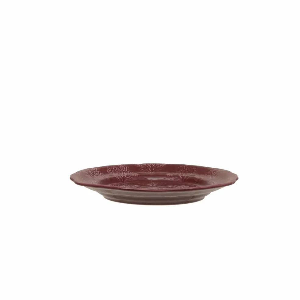 8" Burgundy Ceramic Plate by Ashland®