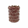 8" Burgundy Ceramic Vase by Ashland®