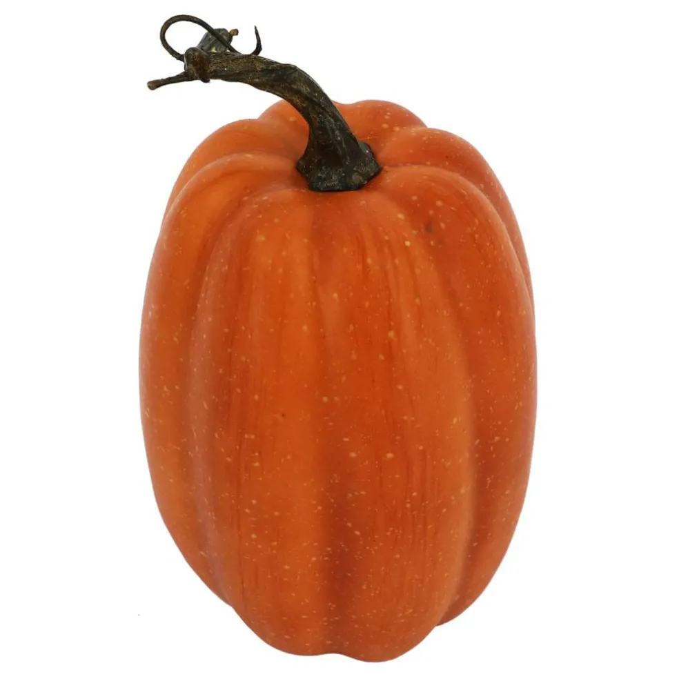 9" Burnt Orange Decorative Pumpkin by Ashland®