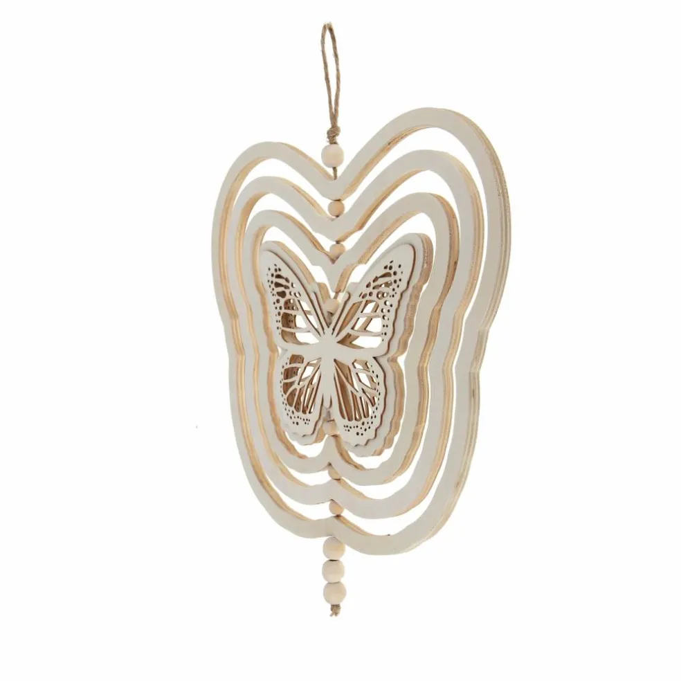 13.5" Butterfly DIY Plywood Wind Spinner Décor by Make Market®