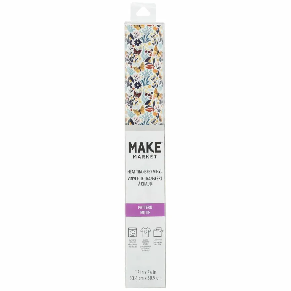 Butterfly Pattern Heat Transfer Vinyl by Make Market®