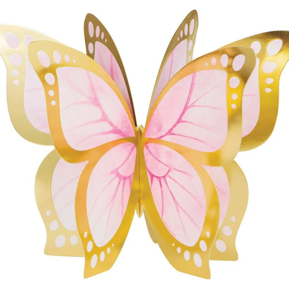 Butterfly Shimmer 3D Foil Centerpiece (3/Pkg)