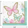 Butterfly Shimmer Luncheon Napkin (16/Pkg)