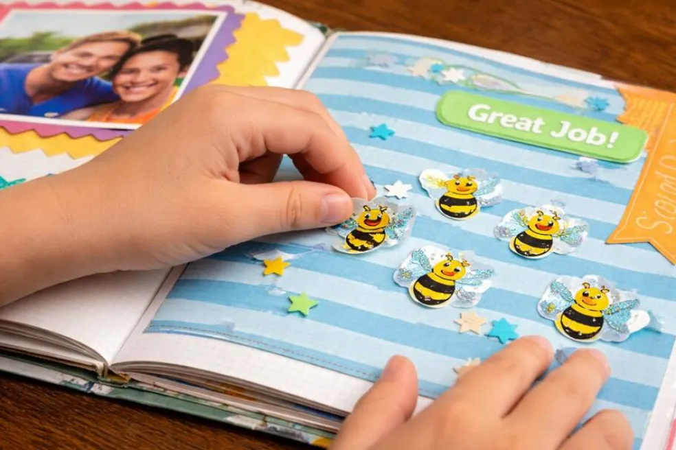 Buzzing Bumblebees Sparkle Stickers® – 72 Count, Fun Reward & Craft Stickers