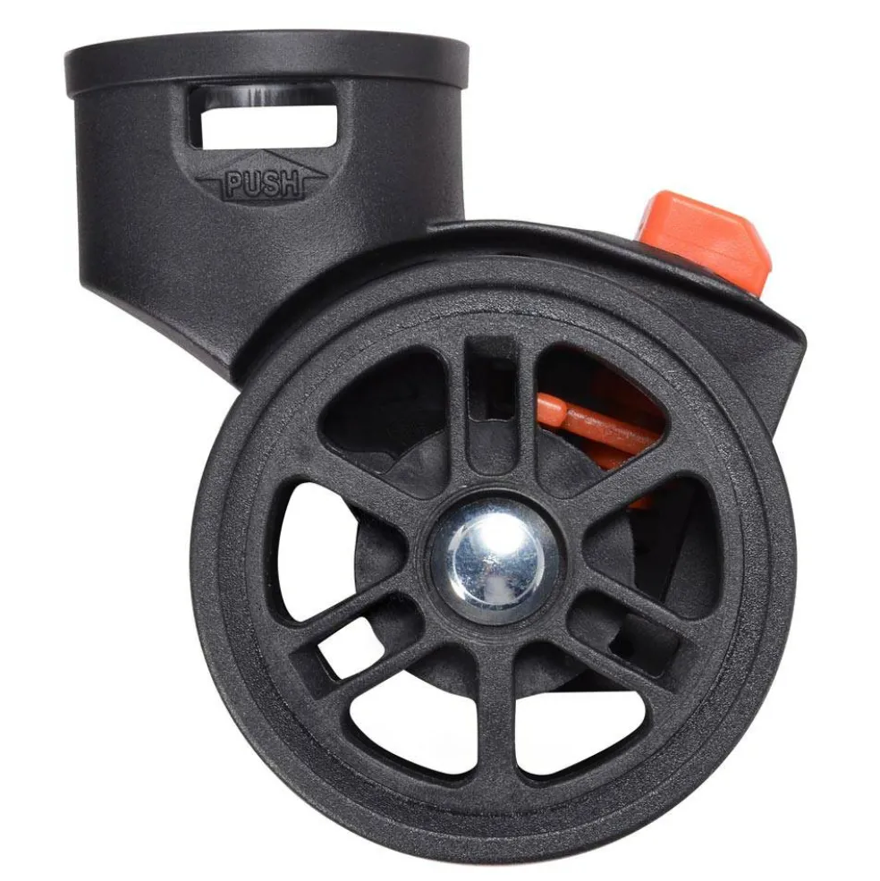Byootique 2Pcs 2" Swivel Replacement Wheel Caster with Locking Brake for AW Makeup Case