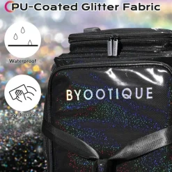 Byootique Rolling Dance Bag Dance Recitals Bag for Competition FA Starry