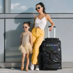 Byootique Rolling Dance Bag Dance Recitals Bag for Competition FA Starry
