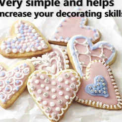 Cake Decorating Pen Tool Kit Pastry Bag DIY Cake Deco Tools Kit Pastry Icing Pen Piping Kit Bags(Blue)