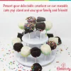 Cake Pop Kit by Baketivity No Mold or Maker Needed Cake Pop Stand and Baking Kit Arts and Crafts for Kids Baking Sets Kosher