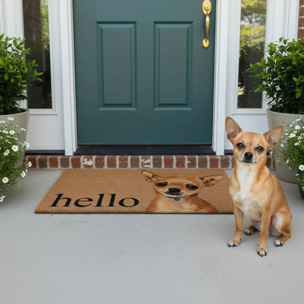 Calloway Mills Brown Chihuahua Doormat