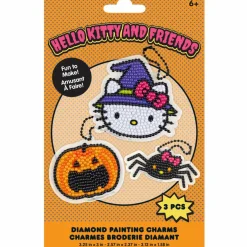 Camelot® Dots Hello Kitty® Witchy Halloween Diamond Pal Charms
