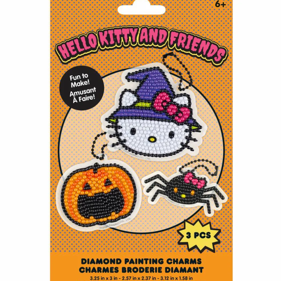 Camelot® Dots Hello Kitty® Witchy Halloween Diamond Pal Charms