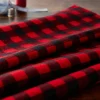 Camelot Fabrics Black & Red Plaid Flannel Fabric