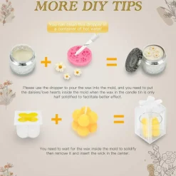 Candle Making Kit for Adults – Digital Soy Wax Melt Warmer, DIY Scented Candle Supplies, Beginner Starter Kit