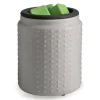 Candle Warmers Etc.® Gray Hobnail Flip Dish Wax Warmer