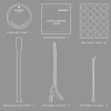 Candle Wick Kit - 60 Cotton Wicks with Candle Making Tools (Thick 4"+6"+8")