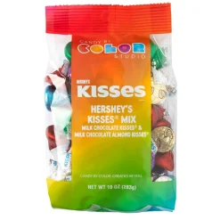 Candy by Color Studio Hershey's Rainbow Milk Chocolate & Almond Kisses