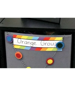 Carson Dellosa Celebrate Learning 36PC Rainbow Name Labels For Kids, Colorful Tags for Labeling Classroom, School Supplies, Chalkboard, Desk Organizer and Locker Organization Teacher Decor