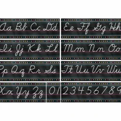Carson-Dellosa™ Chalkboard Brights Cursive Writing Bulletin Board Display