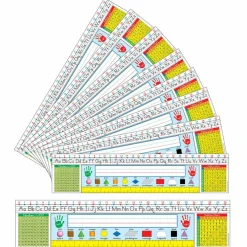 Carson Dellosa® Education Grade 1-3 Traditional Manuscript Nameplates, 3 Packs of 36