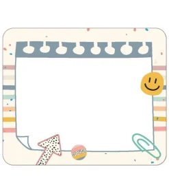 Carson Dellosa We Belong 40PC Name Tags, Boho Rainbow Nametags for Daycare Labels, Locker Organization, Hello My Name Is Stickers, Back to School Decor, Classroom Essentials, and Teacher Supplies