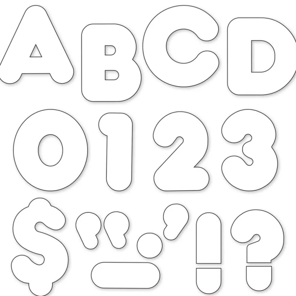 4" Casual Uppercase Ready Letters®