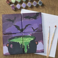 Cauldron Bats Paint-by-Number Gallery Mini Kit by Artist's Loft®