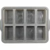 8-Cavity Metal-Reinforced Silicone Mini Loaf Pan by Makery®