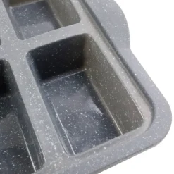 8-Cavity Metal-Reinforced Silicone Mini Loaf Pan by Makery®