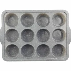 12-Cavity Metal-Reinforced Silicone Muffin Pan by Makery®