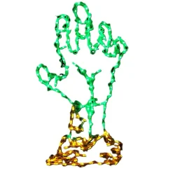 CC Christmas Decor LED Lighted Zombie Hand Outdoor Halloween Decoration - 36"