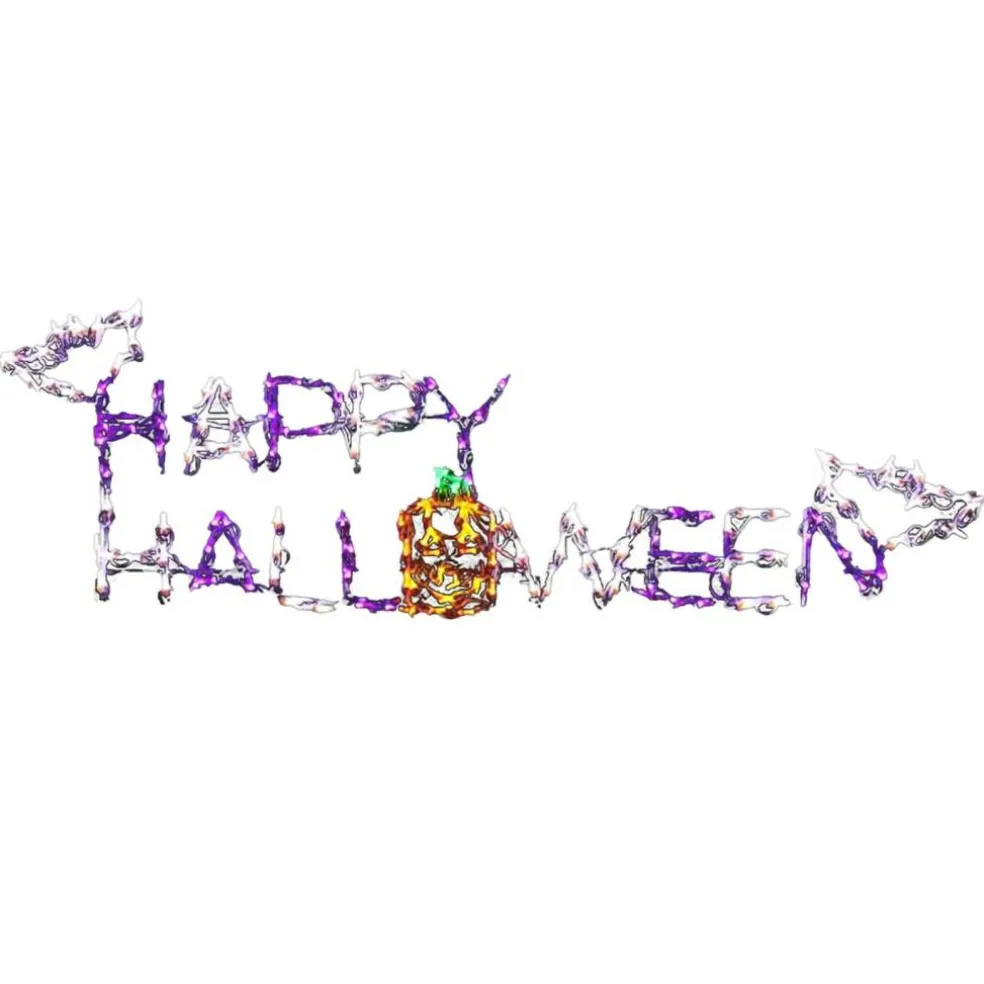 CC Christmas Decor LED Lighted Happy Halloween Outdoor Decoration - 57"