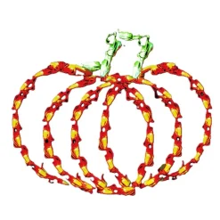 CC Christmas Decor LED Lighted Little Pumpkin Outdoor Halloween Decoration - 14.25"