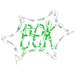 CC Christmas Decor LED Lighted EEK Sign Outdoor Halloween Decoration - 22"