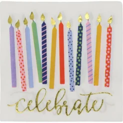 Celebrate Candles Beverage Napkins, 20ct. by Celebrate It™