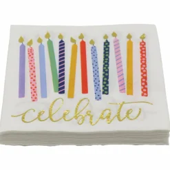 Celebrate Candles Beverage Napkins, 20ct. by Celebrate It™