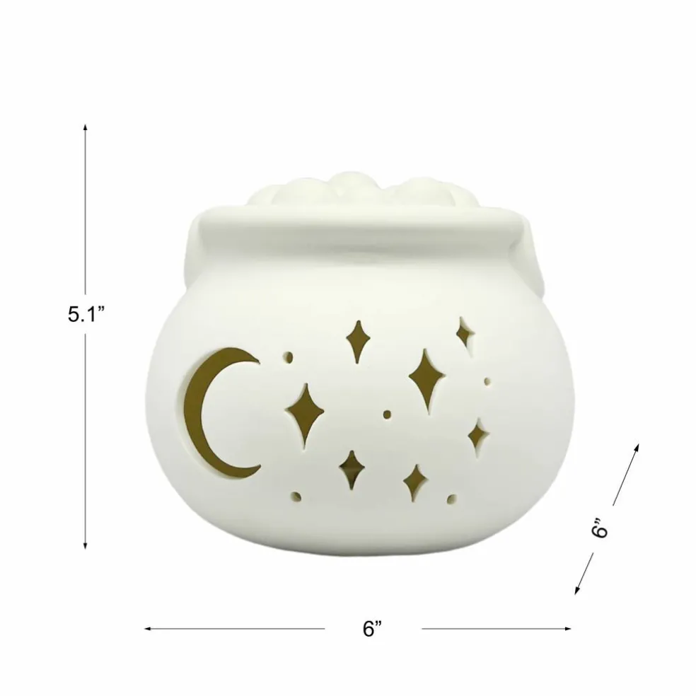 6" Celestial Cauldron DIY Ceramic LED Décor by Make Market®