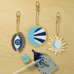 Celestial Diamond Art Keychain Kit by Make MarketĀ®