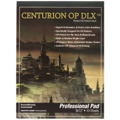 Centurion Deluxe Oil Primed Linen Pad 9"x12" - 24 Pack