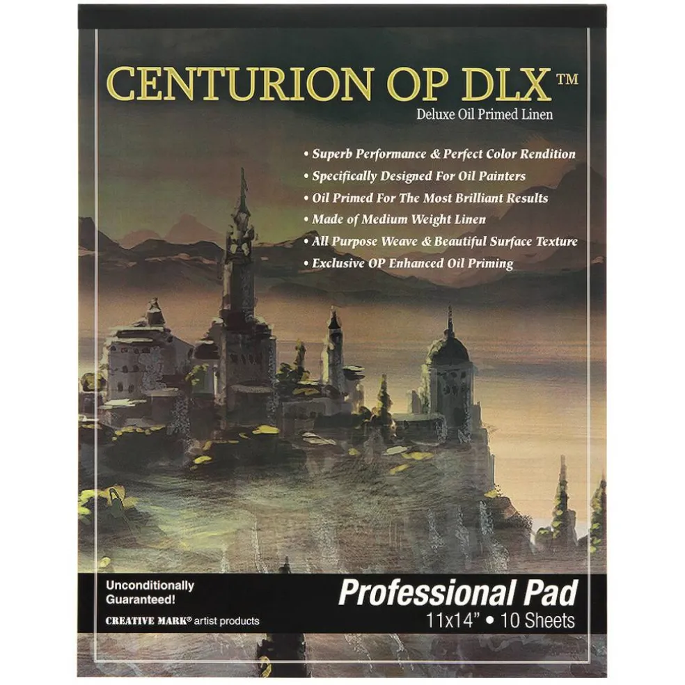 Centurion Deluxe Oil Primed Linen Pad 11"x14" - 24 Pack
