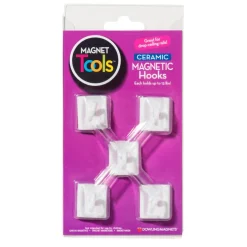 Ceramic Ceiling Hooks, 3 Sets