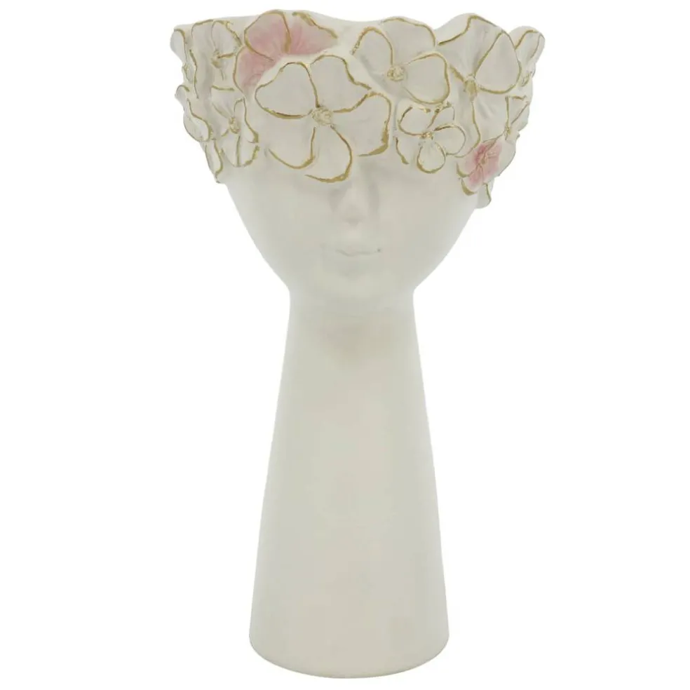 Ceramic Head Decorative Pot by Ashland®