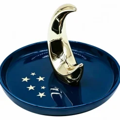 5" Ceramic Moon Ring Holder by Bead Landing™
