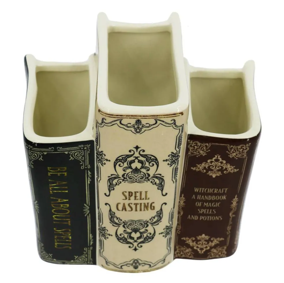 6.5" Ceramic Spell Books Tabletop Container by Ashland®