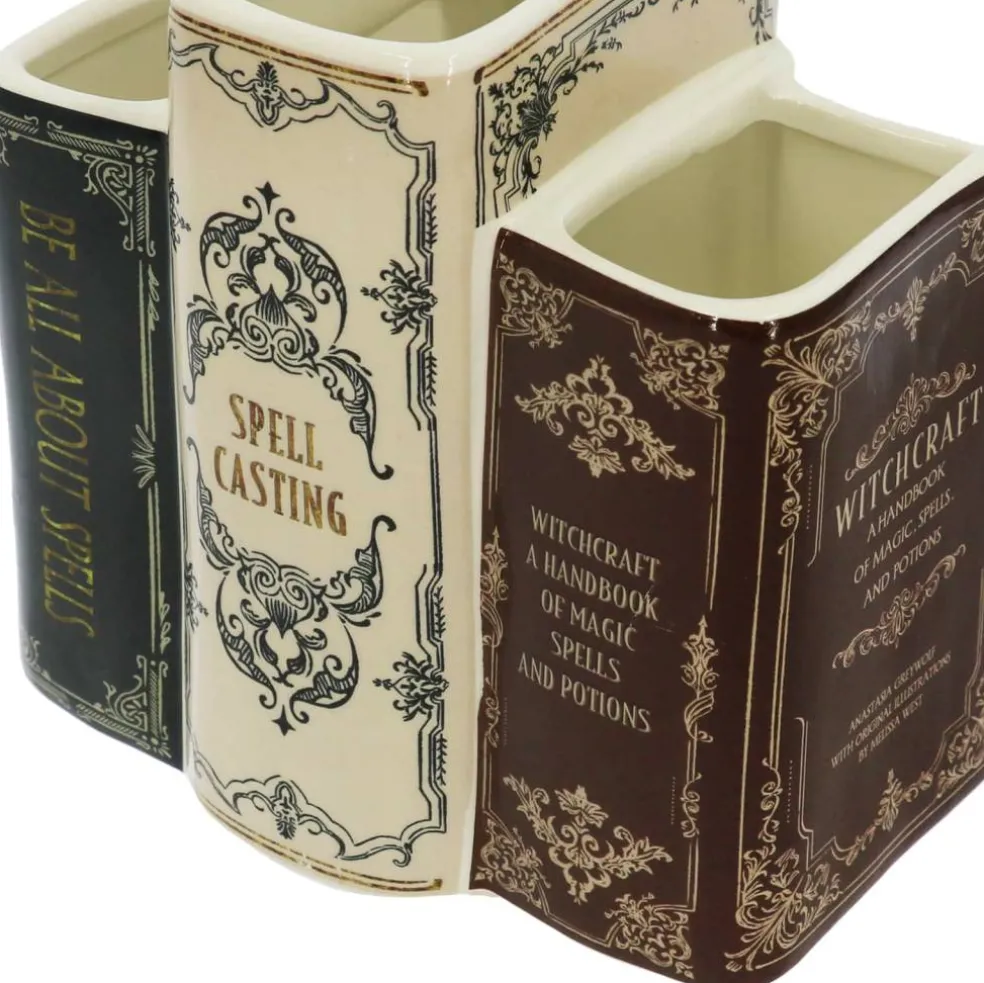 6.5" Ceramic Spell Books Tabletop Container by Ashland®