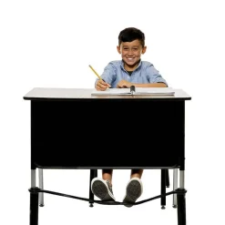 Chair Band for Extra-Wide School Desks, Black Tubes