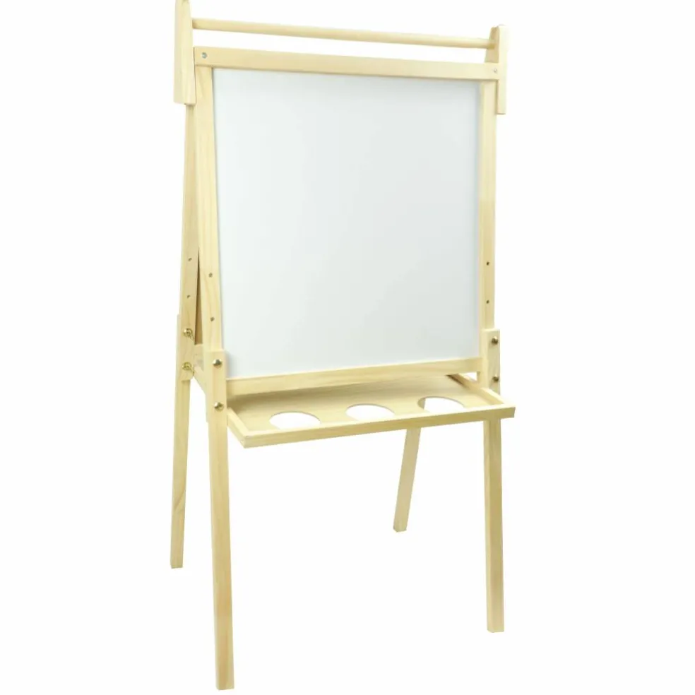 22" Chalkboard & White Erase Board Floor Easel