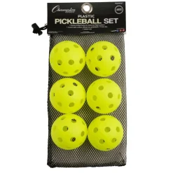 Champion Sports Recreational Indoor Pickleballs, 2 Sets