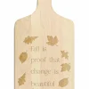 17" Change Is Beauty Maple Paddle Cutting Board
